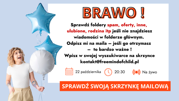 Podziękowanie za zapis na Webinar 3 kroki Zrozumienia Swoją Energię i Układ Nerwowy